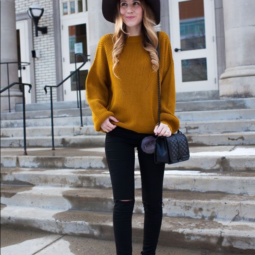 Mustard sweater